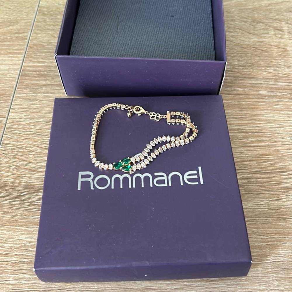 Rommanel gold pine bracelet